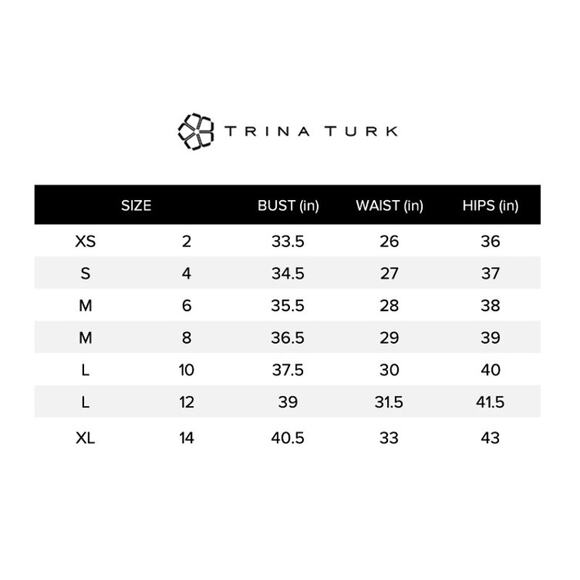 NWT! Trina Turk Poolside Swirl One Piece Gold Accents Swimsuit - Size 6 - Picture 10 of 10